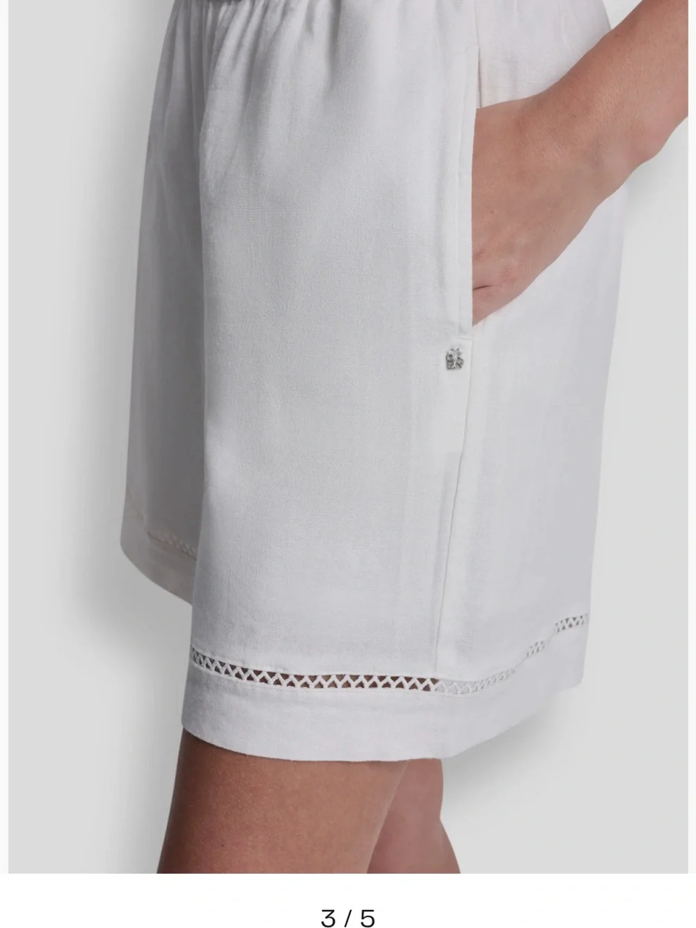 DKNY Jeans Linen Blend Boxer Shorts